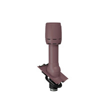 Дефлектор канализационного стояка для волновой черепицы Braas D110/700, цвет вишня