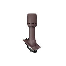 Дефлектор вытяжной вентиляции для волновой черепицы Braas D125/700, цвет коричневый