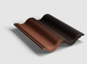 Черепица KRIASTAK Antik коричневый, 420х330 мм