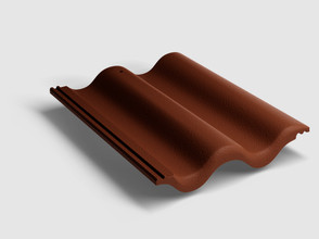 Черепица KRIASTAK Classic коричневый, 420х330 мм