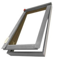 Мансардное окно WERSO 55x78 с ручным открыванием, однокамерный стеклопакет, сосна