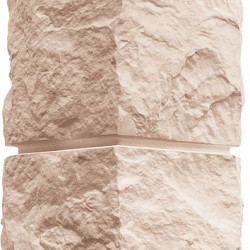 Наружный угол Альта Профиль Туф Эко кремовый (580х150 мм)