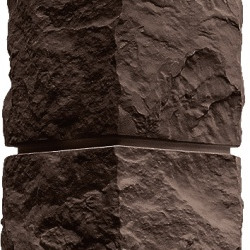 Наружный угол Альта Профиль Туф Эко коричневый (580х150 мм)