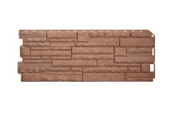 Фасадная панель Альта Профиль Камень Скалистый Эко терракотовый (1170х450 мм)