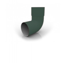 Отводной наконечник трубы Ruplast (125/90) зеленый