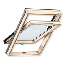 Мансардное деревянное однокамерное окно Velux GZR CR04 3050B 55х98 см (ручка снизу)