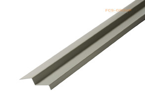 Стартовый профиль алюминиевый для монтажа сайдинга внахлест 30х8х30х8 мм, 3 метра