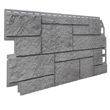 Фасадные панели ТехноНиколь Песчаник, цвет серый 1000х420 мм