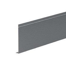 L-профиль 250 AQUASYSTEM, сталь 0.5, Rooftop Бархат Zn 180, 2000 мм, цвет RAL 7024 (серый)