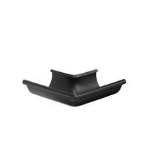 Угол желоба наружный 90° Aquasystem (90/125) Ral 9005 PU MATT