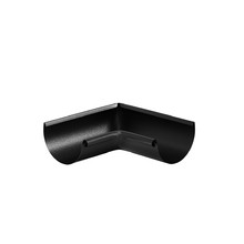 Угол желоба внутренний 90° Aquasystem (90/125) Ral 9005 PU MATT