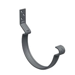 Крюк короткий с комплектом крепления Aquasystem (100/150) Ral 7024 PU MATT