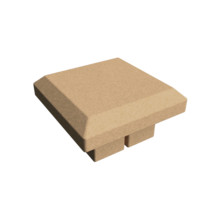Колпак из ДПК GRINDERDECO для столба 160х80х160 мм, карамель