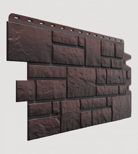 Фасадная панель Docke Burg цвет темный (946*445 мм) S=0.42м2