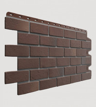 Фасадная панель Docke Berg коричневый, 1008х434 мм, 0.44м²
