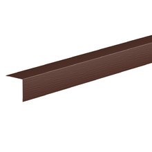 Угол внешний 50х50 АКВАСИСТЕМ, сталь 0.5, Pural Zn 275, 2000 мм, цвет RAL 8017 (коричневый)