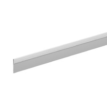 Финишная планка АКВАСИСТЕМ, алюминий 0.4 PE, размер 2000 мм, цвет RAL 9010 (мраморно-белый)