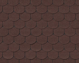 Кровля RoofShield Готик ''Фемили'' цвет коричневый с оттенением (упак. 3 м.кв)