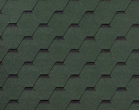 Кровля RoofShield Стандарт ''Фемили'' цвет зеленый с оттенением (упак. 3 м.кв.)