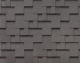 Кровля RoofShield Модерн ''Премиум'' цвет серый с оттенением (упак. 3 м.кв)