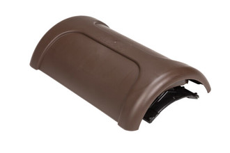 Аэратор PELTI KTV/HARJA коньковый вентиль для металлических кровель, цвет RR32 коричневый