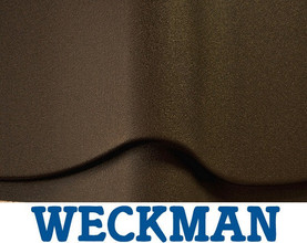 Металлочерепица Weckman / Векман Тип-4, Pural Matt 0.5 мм, RR32 (коричневый)